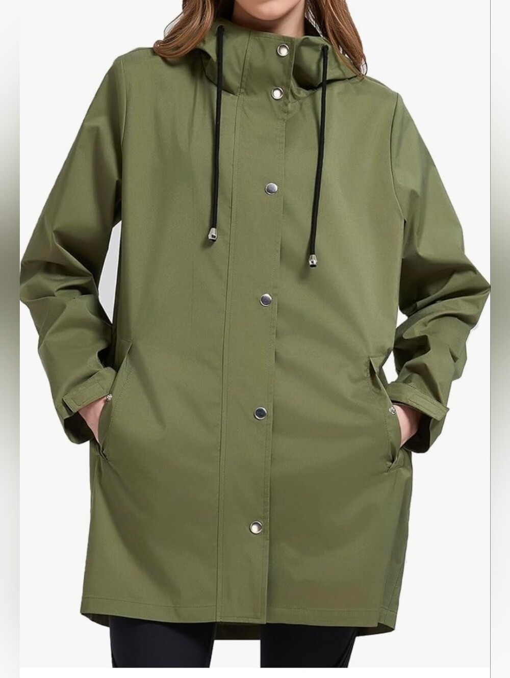 NIB Orolay Raincoat W/ Hood Waterproof Lightweight Windbreaker Jacket XXL Hiking - Picture 1 of 9